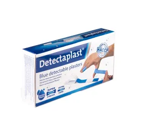 Waterafstotende blauwe pleister Detectaplast 180x20mm 100 stuks - 5