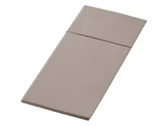 Duni Bestekpochette Duniletto 40x48cm Greige 184 stuks