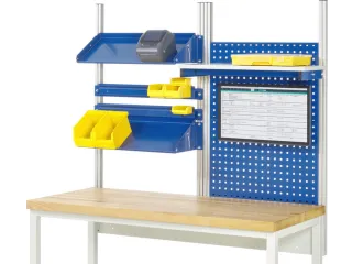 opbouwelement,v. werkbank,HxBxD 1130x1500x350mm,draagverm. 100kg,staal - 2
