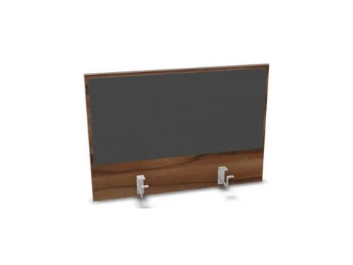 opzetpaneel bureau aanbouw achter NP-tiepolo nut antraciet 800mm