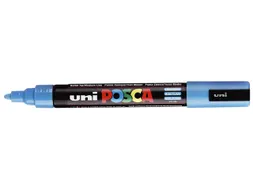 Verfstift Posca PC5M Medium Punt 1,8-2,5mm Lichtblauw