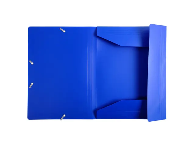 Elastomap A4 Assorti 3 Kleppen Polypropyleen 4/10de Ondoorschijnend