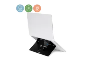 Laptopstandaard R-Go Riser Attachable voor laptops 10-22 inch Zwart - 6