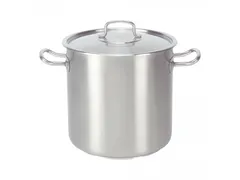 Pujadas RVS Kookpan hoog 50 liter 40cm