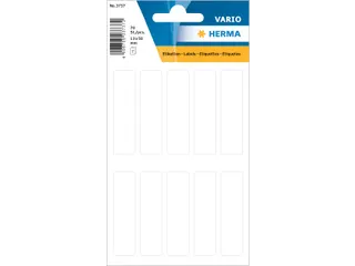 HERMA 3737 Universele etiketten 19x40mm Wit 70 stuks - 1