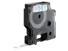 Labeltape Dymo LabelManager D1 polyester 9mm blauw op wit