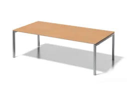 vergadertafel/directiebureau,HxBxD 740x2400x1200mm,rechthoekig