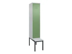 locker voor scheiding van kleding,HxBxD 2120x400x815mm,1vak