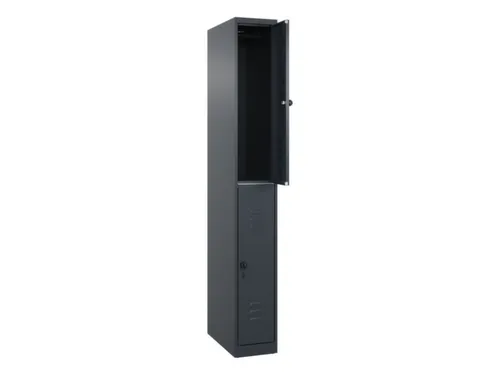 dubbeldekse locker,HxBxD 1850x250x500mm,1x2vak.,vak B 250mm