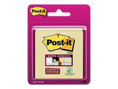 Super Sticky Notes Canary Yellow, 76 x 76 mm, Geel