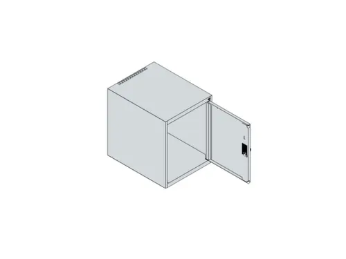 opzetkast,v. locker,1vak.,vak B 400mm,HxBxD 500x400x500mm,vleugeldeur