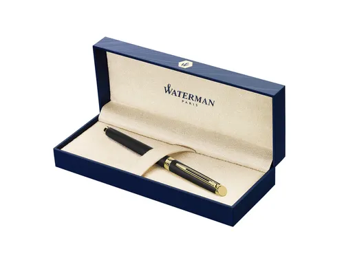 Rollerpen Waterman Hémisphère Matt Black GT Fijn Zwarte inkt