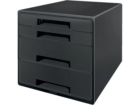 Recycle ladenblok 4 laden 287x270x363mm zwart