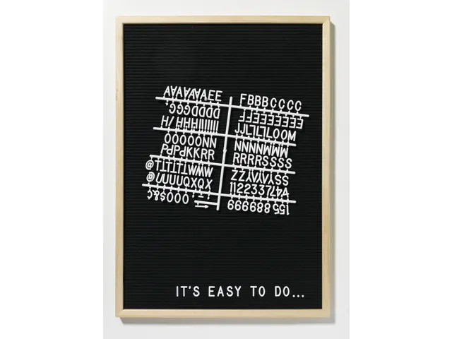 Letterbord set Naga letters encijfers 149st.
