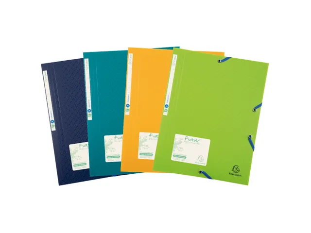 Elastomap 3 kleppen polypropyleen 7/10de Forever PP - A4-Geassorteerd