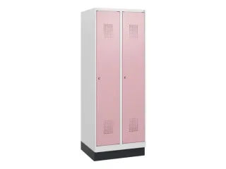 schoollocker,HxBxD 1630x600x500mm,2vak,vak B 300mm,cil.-slot,sokkel - 2