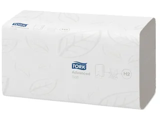 Tork 120398 Xpress H2 Multifold Z Handdoek Advanced Soft 21x180 vel - 2