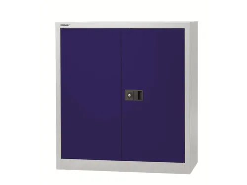 kantoorkast openslaande deuren 1000x914x400mm Stalen lichtgrijs blauw