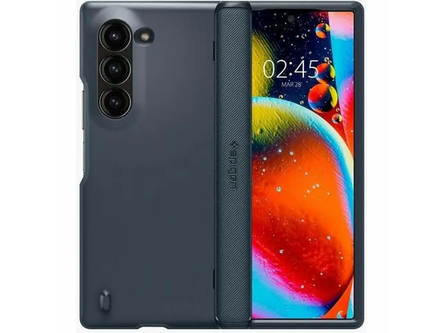 Spigen Case ACS08286 Galaxy Fold (2024) Slim Armor Pro Metal Slate