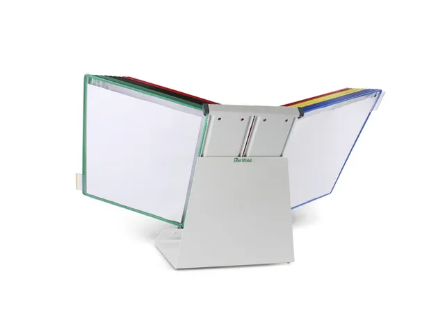 Système de présentation pupitre Tarifold A4 métal 20 poches assorti