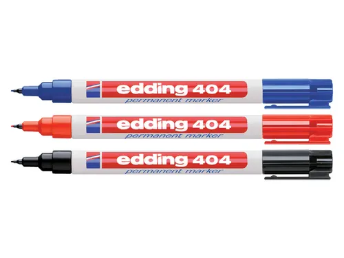 Viltstift edding 404 rond blauw 0.75mm