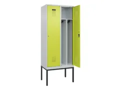 locker voor scheiding van kleding,HxBxD 2120x800x500mm,2vak