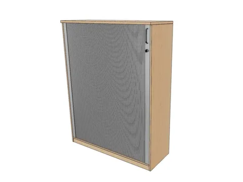 jaloeziedeurkast,HxBxD 1545x1200x445mm,3xhouten vloer,4 OH,NE-esdoorn