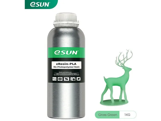 eSun eResin-PLA UV/LCD 3D-printerhars Gras Groen 1kg 405nm