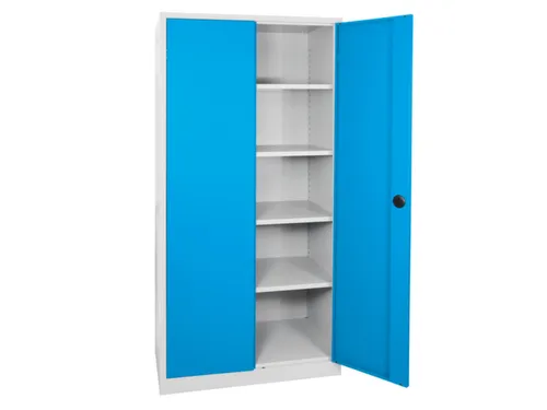 universele kast,HxBxD 1950x920x420mm,4xStalen bodem,duwstangsluiting