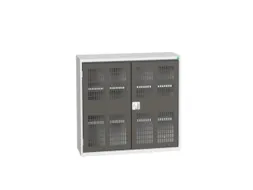 wandkast 1000x1050x350mm 2xStalen bodem sokkel Ral 7035 front Ral 7016