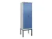 locker voor scheiding van kleding,HxBxD 2120x600x500mm,2vak