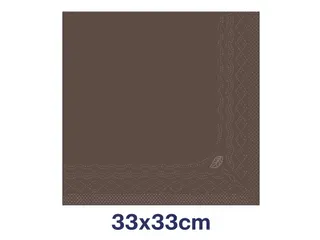Tork 477208 Lunchservet 33x33cm 2-laags 1/4 vouw 10x200st Bruin - 4