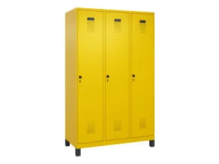 locker,HxBxD 1950x1200x500mm,3vak,vak B 400mm,draaigrendel,voeten - 3