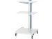 poste informatique,HxlxP 1230x650x650mm,3 tabl.,niveaux gris clair