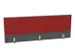 panneau de rehausse,p. table de bureau,MS-gris foncé,BN4011-rouge