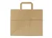 Sac papier kraft avec poignées marron 32x26cm 250 pièces