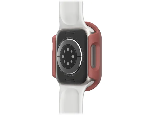 Case Eclipse Apple Watch Series 9/8/7 41mm steen rood screenprotector