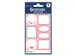 Foliesticker Z-design watervast, Label mix, pakje à 2 vel