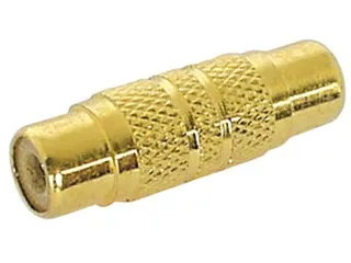 Vrouwelijke Rca Plug Naar Vrouwelijke Rca Plug - Verguld - 1