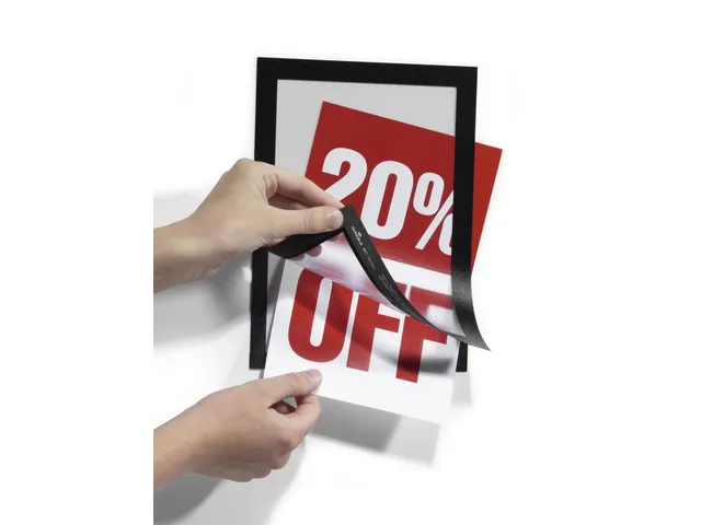 Magaframe Durable A5 Zwart Voordeelbundel