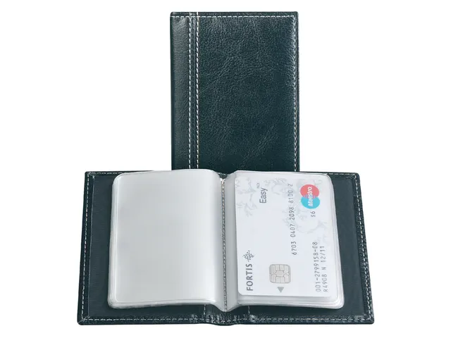 Creditkaart etui Palermo 40stuks zwart