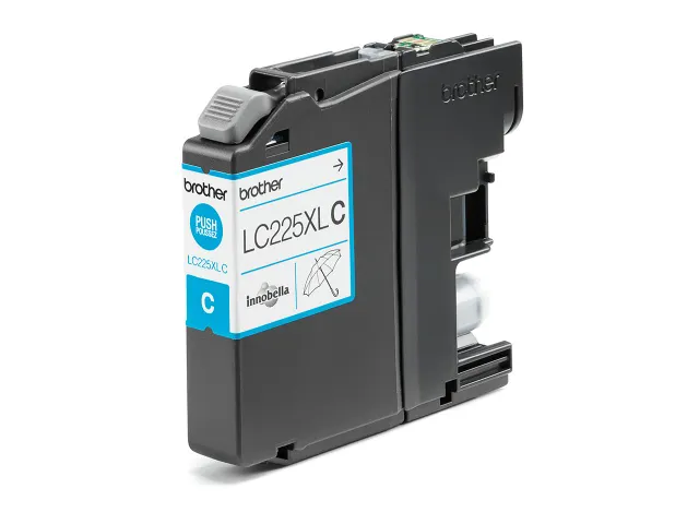 Inktcartridge Brother LC-225XLC blauw HC