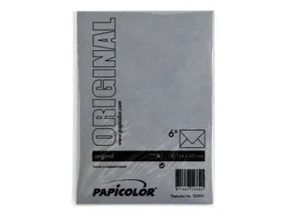 Envelop Papicolor C6 114x162mm Ravenzwart Gegomd - 3