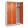locker voor scheiding van kleding,HxBxD 1950x1200x500mm,3vak