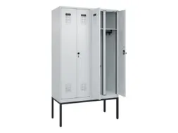 locker voor scheiding van kleding,HxBxD 2120x1200x500mm,4vak