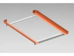 hoekopzet,v. palletstelling,D 1100mm,vakl. 250kg,m. eindaanslag,staal