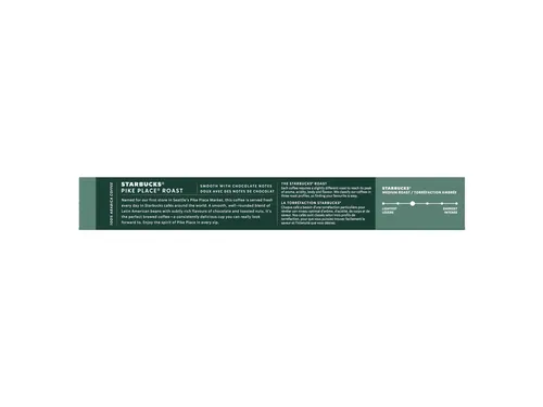 Starbucks Pike Place Roast koffiecups 10 stuks