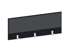 baliepaneel v. bureau aanbouw achter CC-zwart BN8010-antraciet 1200mm