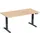 Elektrisch ihv bureau,HxBxD 730-1230x1600x800mm,blad beuken