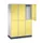 Dubbeldekse garderobekast,RAL 7035/RDS1108060,HxBxD 1950x1220x500mm